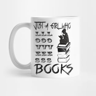 Just a girl who loves books Mug